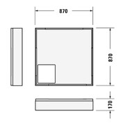 Duravit D-Code Nosnik styropianowy do brodzika D-C (790479000000000) - możliwy odbiór Warszawa Duravit
