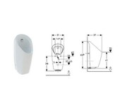 Geberit pisuar Preda ze zintegrowaną armaturą, zasilanie 230V (116.072.00.1) - możliwy odbiór Warszawa Geberit