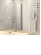 Huppe Xtensa drzwi suwane Walk-in 1-częściowe ze stałym segmentem 1401-1600 lewe Black Edition (XT0107123322) - możliwy odbiór Warszawa Huppe