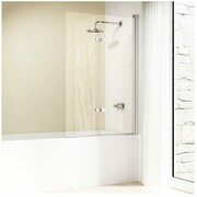 Huppe 501 Design elegance Parawan nawannowy 120 P. Drzwi skrzydłowe składane szkło/profil srebny mat. (8E2402087322) - możliwy odbiór Warszawa Huppe