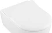 Villeroy & Boch Avento Deska sedesowa SlimSeat z funkcją QuickRelease i SoftClosing, zawiasy ze stali szlachetnej (9M87S101) - możliwy odbiór Warszawa Villeroy & Boch