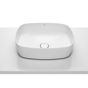 Roca Inspira Soft Umywalka nablatowa prostokątna 50x37 cm Fineceramic Supraglaze biały (A327500S00) - możliwy odbiór Warszawa Roca