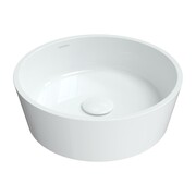 Omnires Bari Umywalka nablatowa okrągła Marble+ 38x38 cm biały połysk (BARIUNBP) - możliwy odbiór Warszawa Omnires