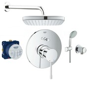 Grohe Essence bateria, Zestaw prysznicowy podtynkowy, deszczownica 25cm (24058001 + 35600000 + 26695000 + 27601 (IN.000P833) - możliwy odbiór Warszawa Grohe
