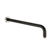 Kludi A-QA Ramię prysznicowe ścienne 40 cm czarny mat/chrom (6651487-00) - możliwy odbiór Warszawa Kludi