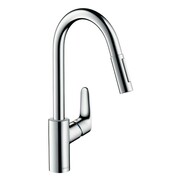 Hansgrohe Focus M41 Bateria zlewozmywakowa, kuchenna 240 z wyciąganą wylewką chrom (73880000) - możliwy odbiór Warszawa Hansgrohe