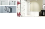 Huppe Design Pure parawan nawannowy 95 cm/ wysokość 150 cm 1-częściowy ze stałym segmentem (8P2001092322) - możliwy odbiór Warszawa Huppe