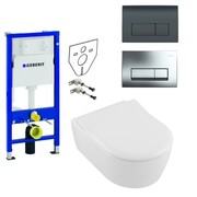 Geberit Villeroy&Boch Avento Zestaw Stelaż podtynkowy miska WC wisząca deska w/o (111.170.00.1+115.119.21.1+565 (IN.000Z160) - możliwy odbiór Warszawa Villeroy & Boch