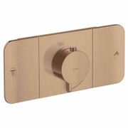AXOR One Moduł termostatyczny do montażu podtynkowego do 2 odbiorników, element zewnętrzny czerwone złoto szczotk (45712310) - możliwy odbiór Warszawa Axor