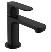 Hansgrohe Rebris S Jednouchwytowa bateria umywalkowa 80 CoolStart z kompletem odpływowym Czarny Matowy (72513670) - możliwy odbiór Warszawa Hansgrohe