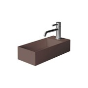 HushLab Small 45 umywalka wisząca 45x20 kolor kawowy matowy (HLAL103.43 Coffee matt) - możliwy odbiór Warszawa HushLab