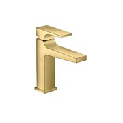 Hansgrohe Metropol bateria umywalkowa (M) 110 z kpl. odpływowym Push-Open, uchwyt jednoramienny, złoty optyczny (32507990) - możliwy odbiór Warszawa Hansgrohe