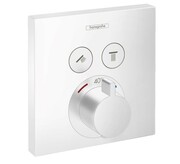 Hansgrohe ShowerSelect Bateria termostatyczna do 2 odbiorników, montaż podtynkowy, element zewnętrzny (15763700) - możliwy odbiór Warszawa Hansgrohe