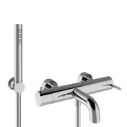 HushLab Siena HushLab Siena Bateria wannowo-prysznicowa z przełącznikiem ścienna, w zestawie z wężem i słuchawką (HLSC1100N) - możliwy odbiór Warszawa HushLab