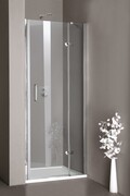Huppe 501 Design Drzwi prysznicowe do wnęki/kabiny 85x190 chrom eloxal (510969092322 L=850, H=1900) - możliwy odbiór Warszawa Huppe