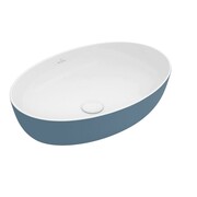 Villeroy & Boch Artis Umywalka stojąca na blacie 61 cm owalna, bez miejsca na armaturę, bez przelewu (419861BCW2) - możliwy odbiór Warszawa Villeroy & Boch