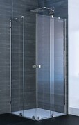 HÜPPE Xtensa pure wejście narożnikowe, drzwi suwane 2-częściowe (1/2) Black Edition (XT1403123322) - możliwy odbiór Warszawa Huppe