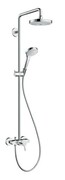 Hansgrohe Croma Select S Komplet prysznicowy 180 2jet z baterią jednouchwytową, DN15 biały/chrom (27255400) - możliwy odbiór Warszawa Hansgrohe