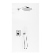 Kohlman Gixs kompletny zestaw natryskowy podtynkowy ze słuchawką i deszczownicą okrągłą O40cm (QW210GR40) - możliwy odbiór Warszawa Kohlman