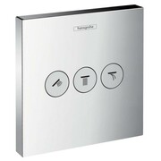 Hansgrohe ShowerSelect Zawór odcinający podtynkowy dla 3 odbiorników, element zewnętrzny chrom (15764000) - możliwy odbiór Warszawa Hansgrohe