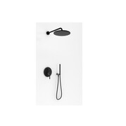 Kohlman Roxin Black Zestaw prysznicowy z deszczownicą 30cm czarny matowy (QW210RBR30) - możliwy odbiór Warszawa Kohlman