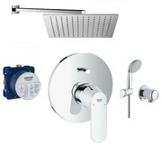 Grohe Eurosmart Cosmopolitan bateria, Zestaw prysznicowy podtynkowy, deszczownica Slim 30x30cm (24045 + 3560000 (IN.000P853) - możliwy odbiór Warszawa Grohe