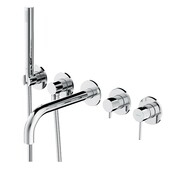 Omnires Y bateria wannowa 5-otworowa podtynkowa, chrom (Y1237/1CR) - możliwy odbiór Warszawa Omnires