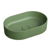 Omnires Ovo Umywalka nablatowa owalna Marble+ 55x36 cm olive (OVOUNOL) - możliwy odbiór Warszawa Omnires