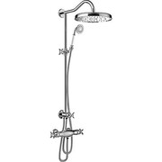 Tres Mono-Clasic kompletny zestaw prysznicowy natynkowy z baterią termostatyczną deszczownica średnica 310 mm chr (24219501) - możliwy odbiór Warszawa Tres