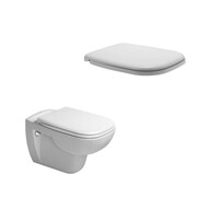 Duravit D-code miska WC Rimless bezrantowa 25700900002 + deska wolnoopadająca 0067390000 (45700900A1) - możliwy odbiór Warszawa Duravit