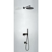 Tres 3V kompletny zestaw wannowo-prysznicowy podtynkowy 3-drożny deszczownica średnica 300 mm z wylewką do wann (21027313NM) - możliwy odbiór Warszawa Tres