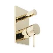 HushLab Lukka Gold Bateria wannowo-prysznicowa podtynkowa Złoty błyszczący (HLLG2103) - możliwy odbiór Warszawa HushLab