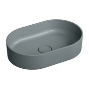 Omnires Ovo Umywalka nablatowa owalna Marble+ 55x36 cm ash grey (OVOUNAG) - możliwy odbiór Warszawa Omnires