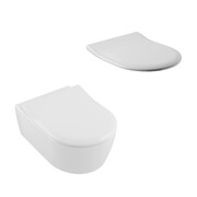 Villeroy & Boch Avento Zestaw miska Wc wisząca deska wolnoopadająca (5656R0R1+9M87S101) Ceramic plus (5656RSR1) - możliwy odbiór Warszawa Villeroy & Boch