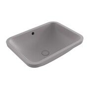 Hushlab Colori d` Italia Umywalka podblatowa z przelewem 54,5x41 szary mat (HLBC009.06 Grey Matt) - możliwy odbiór Warszawa Hushlab