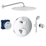 Grohe Grohtherm bateria, Zestaw prysznicowy podtynkowy, deszczownica Slim 30cm (24077000 + 35600000 + 2760110E (IN.000P847) - możliwy odbiór Warszawa Grohe