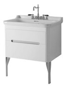 Kerasan Waldorf Para aluminiowych nóżek do szafki umywalkowej wiszącej chrom (919490) - możliwy odbiór Warszawa Kerasan