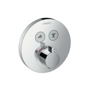 Hansgrohe ShowerSelect S bateria termostatyczna dla 2 odbiorników, montaż podtynkowy, element zewnętrzny chrom (15743000) - możliwy odbiór Warszawa Hansgrohe
