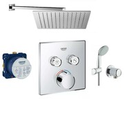 Grohe SmartControl bateria, Zestaw prysznicowy podtynkowy, deszczownica Slim 30x30cm (29148000 + 35600000 + 276 (IN.000P855) - możliwy odbiór Warszawa Grohe
