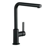 Kludi L-ine S Bateria kuchenna stojąca czarny mat (408033975) - możliwy odbiór Warszawa Kludi