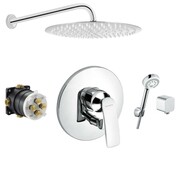 Kludi Balance bateria, zestaw prysznicowy podtynkowy, deszczownica Slim 30 (6554005 +6803005 +88011 +526500575 (IN.000P874) - możliwy odbiór Warszawa Kludi