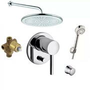 Kludi Bozz bateria Zestaw prysznicowy podtynkowy, deszczownica (6751105 +6651405 +6306005 +6803005 +38624N +387 (IN.000P401) - możliwy odbiór Warszawa Kludi