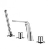 Steinberg Seria 260 bateria wannowa z zestawem prysznicowym 4-otworowa chrom (2602400) - możliwy odbiór Warszawa Steinberg