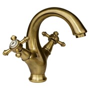 Bateria umywalkowa OMNIRES Retro RE7210 Chrom - zdjęcie 4