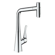 Hansgrohe Metris Select M71 Bateria zlewozmywakowa, kuchenna z wyciąganą wylewką, 2jet, sBox chrom (73816000) - możliwy odbiór Warszawa Hansgrohe