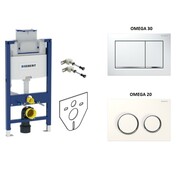 Geberit zestaw 4w1 stelaż podtynkowy duofix Omega niski H98 z przyciskiem (111.030.00.1 + 115.085.KJ.1) (IN.000S207) - możliwy odbiór Warszawa Geberit