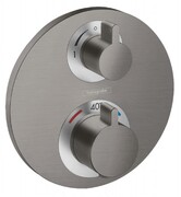Ecostat S Bateria termostatyczna do 2 odbiorników, montaż podtynkowy, element zewnętrzny (15758340) - możliwy odbiór Warszawa Hansgrohe
