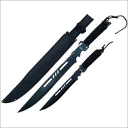 Miecz Katana Ninja x 2 Zestaw Treningowy 68 cm oraz 45 cm D104 Specialreplicas