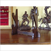 STOJAK PODWÓJNY DO PREZENTACJI REPLIK -BRĄZ (AG52/2.01) WŁOCHY