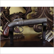 UNIKATOWA PIEPRZNICZKA SYGNOWANY ALLEN & THURBER 1837r. (K8652) HISZPANIA